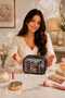 Black Transparent Zigzag Patterned Makeup Bag – Cosmetic and Personal Care Organizer - 4