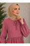 Aerobin Textured Layered Dress with Lace Detail - 4