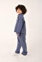 Collared Muslin Set Ufuk Blue - 4