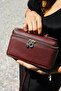 Presko Bordo Mini Box Form Women's Bag, Crossbody & Handbag - 7