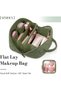 Waterproof Makeup Bag & Makeup Organizer - Travel Toiletry Bag, 180° Lay-Flat Large Cosmetic Case, Puffy Padded Travel Organizer for Brushes & Cosmetics, Perfect Valentine Gifts for Women - 2