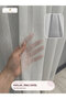 Diamond Tulle Curtain Shiny Heavy Weighted 1/3 Regular Pleated Off-White Non-Ironing Suitable for Any Room Tulle - 4