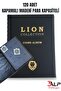 Lion Medium Size 120 Compartment Metal Coin Album and 50 Pieces Assorted Size Closure Set - 3