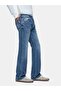 Tınman 401 Mid-Waist Straight Leg Mid Indigo Jean Trousers - 4