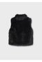 Black Girl's Fur Vest 7305 - 2