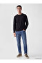Vizyon New Season Black Crew Neck Long Sleeve Men's T-Shirt - 2