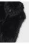 Black Girl's Fur Vest 7305 - 3
