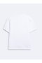 Regular Fit White T-Shirt with Text Print - 4