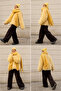 Imported Puffy Cherry Scarf Shawl - Curled Scarf Shawl - Puffy Cherry Soft Shoulder Shawl - Yellow - 4