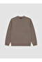 Southblue Brown Crew Neck Printed Men's Sweatshirt - 5