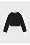 Black Girls' Sequined Velvet Jacket 7434 - 3