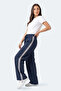 Starlight in Women's Wide Leg Navy Blue Sweatpants - 2