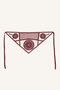 Women's Cotton Embroidered Triangle Bandana I5258Ax26Wn