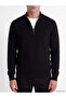Ozmarka New Season Black Stand Collar Men's Knitwear Sweater - 3