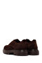 Men's Brown Lace-Up Suede Leather Casual Shoes Wm750005Ds - 6