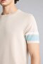 Standard Fit Short Sleeve Stripe Detailed Knitwear Basic T-Shirt G3441Ax26Sm - 4