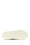Men's White Lace-Up Thick-Soled Leather Sneaker Wm740005Dv - 5
