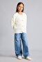 Ribbed Knitwear Basic Cardigan for Girls H8383A826Au - 2
