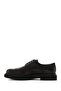 Men's Black Lace-Up Leather Casual Shoes Wm820003Dv - 3