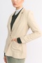 Beige Half-Lined Summer Linen Jacket - 5