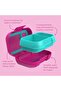 صندوق لحفظ الوجبات الخفيفة من حجرتين للاطفال من بنتجو، مقاوم للتسرب بنمط بينتو ومزود بقفل سهل الفتح، - 5