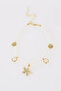 Pearl Stringed Anklet Gold - 2