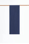 Logo Detailed Viscose Shawl Navy Blue