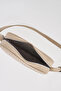 Oval Design Shoulder Bag Stone - 6