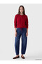 Lcw Modest Red Self-Patterned Women's Knitwear Cardigan - 2