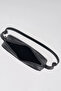 Oval Design Shoulder Bag Black - 5