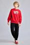 Oversize Crew Neck Back Printed Soft Fleece Inside Sweatshirt for Boys I0114A826Wn - 2