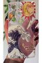 Samsung S26 Ultra Compatible Wave and Sun Pattern Camera Protected Transparent Silicone Cover Case