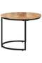 Stackable tables, 2 pcs., raw mango wood - 3