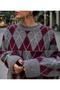 Women's Shardonlu Baklava Patterned Sweater - 2