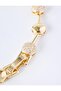 Gold Color Stone Detailed Ball Figured Bracelet - 2