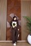 Special Design Print Detailed Double Suit