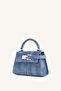 Elise Top Handle Bag Shoulder - Blue - 2