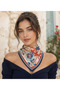 Patterned Women's Scarf (50X50) - 4