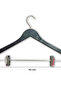 8 Pieces of Nickel-Plated Skirt and Trouser Hangers 43 cm - 3