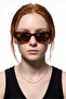 Aralık Leopard Brown Sunglasses