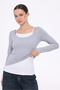 Athlete Long Sleeve Bluz 2-Piece Set - 6