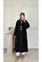 Molly Nelly Women's Star Buttoned Long Denim Tunic Cap - 2