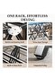 Clothes Drying Racks, Large 3-Tier Folding Drying Rack, Heavy Duty Metal Freestanding Laundry Rack, Windproof for Indoor Outdoor, Grey(180CM) - 6