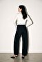 Black Barrel Cut Jean Trousers - 4