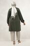 68080 Plus Size Basic Modal Tunic - Khaki - 4