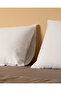 Alexis 100% Cotton Satin Printed 2-Piece Pillowcase - Beige - 3