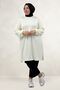 68080 Plus Size Basic Modal Tunic - Ecru