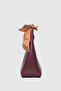 You Fular Detailed Shoulder Bag Claret Red - 4