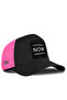 Yesterday Now Tomorrow Logo Cordura Black-Pink Trucker Hat