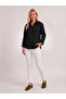 Women's Black Snap Fastener Double Pocket Cotton Comfortable Fit Shirt - 5